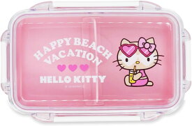 サンリオ お弁当箱 キティ 日焼けキティ 女の子 500ml 日本製 ハローキティ 弁当箱 1段 4点ロック ランチボックス ガングロ レンジ対応 食洗器対応 かわいい 入園 入学 進学 遠足 ピクニック 運動会 子供 女の子 新生活