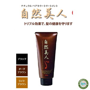 【割引クーポン配布中】自然美人200g。自然白髪染め トリートメント効果 髪保護 保湿成分 やさしい白髪染め 髪にやさしい いのちの素 フコイダン 無添加 低刺激 無臭 育毛 養毛