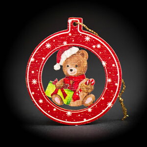 クラシックオーナメント・プレゼントベア (WR8609) 【バンデーラ/WANDERA GmbH】 【全年齢対象】 ※キャンセル不可