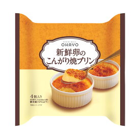 オハヨー乳業 新鮮卵のこんがり焼プリン 272g(68g×4個）6パック