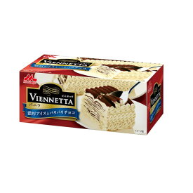 森永乳業 ビエネッタバニラ 6箱 　パリパリ チョコレート ウィーン風アイス 40周年 ギフト バレンタイン プレゼント 贈り物 高級 マスカルポーネ クリームチーズ
