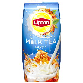 森永乳業 リプトン ミルクティー 200ml 24本×2ケース　紅茶 milk ミルクティ Lipton 紙パック飲料