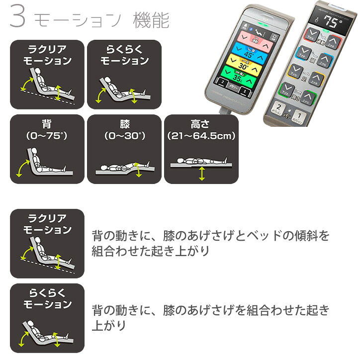 楽天市場】パラマウントベッド 電動ベッド 楽匠フィット 木製ボード 3 