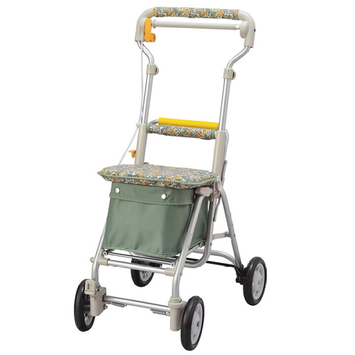楽天市場】シルバーカー ヘルスバッグライトミニN(花柄) ウィズワン 