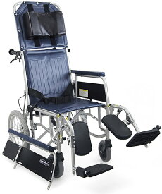 車椅子 車いす リクライニング式車椅子介助式 カワムラサイクル RR43-NB（RR41-NBの後継商品です） スチール製車いす スチール製車椅子
