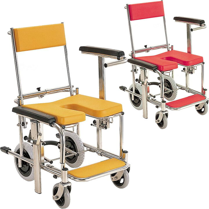 楽天市場】入浴用車いす シャワーキャリー＜クリありシート＞ シャワー 