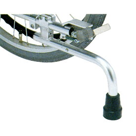 車椅子（車いす） 回転式転倒防止装置付 足踏み式ブレーキ 16〜14インチ車輪用 【日進医療器】 【KF-31S】