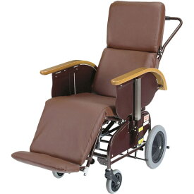 車椅子（車いす） ハビナース フルリクライニングキャリー FC−120 レザーシート（サイドスカート付き） 【ピジョン タヒラ】 【202012AB】