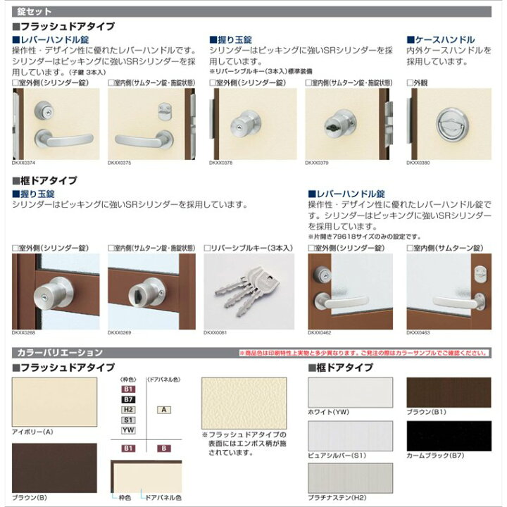 楽天市場】【マラソン期間中はエントリーでポイント5倍】玄関ドア 汎用 
