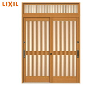 玄関引戸 花伝K6 (半外付型・内付型) 2枚建戸 70型 ランマ付き アルミサッシ LIXIL リクシル トステム 引き戸 玄関引き戸 リフォーム DIY