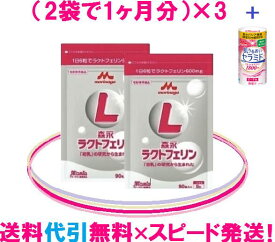 森永乳業ラクトフェリン = 【6袋セット】14,980円=3ヶ月分=お得です【送料無料】【代引き手数料無料】ラクトフェリン=スピード発送森永乳業のラクトフェリンは1日タップリの600mgラクトフェリンとビフィズス菌は森永！森永乳業 正規販売