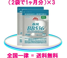 森永乳業 ビヒダスBB536【3ヵ月分】= お得な6袋セットビヒダスBB536 = ビフィズス菌BB536国内全域 = 送料無料 = レターパック（プラス）ビフィズス菌BB536は森永♪花粉対策にも♪森永乳業 ビヒダスBB536 = 健康美ショップ