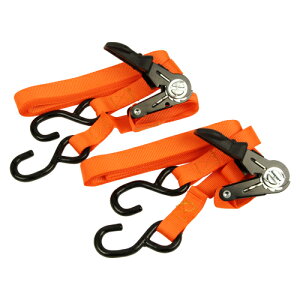 【クーポン&P2倍!24日(金)20時〜】藤原産業 E-Value ラチェット式ベルト荷締機 ERT-25SR 2pcs 荷物固定 荷崩れ 転倒防止 ベルト