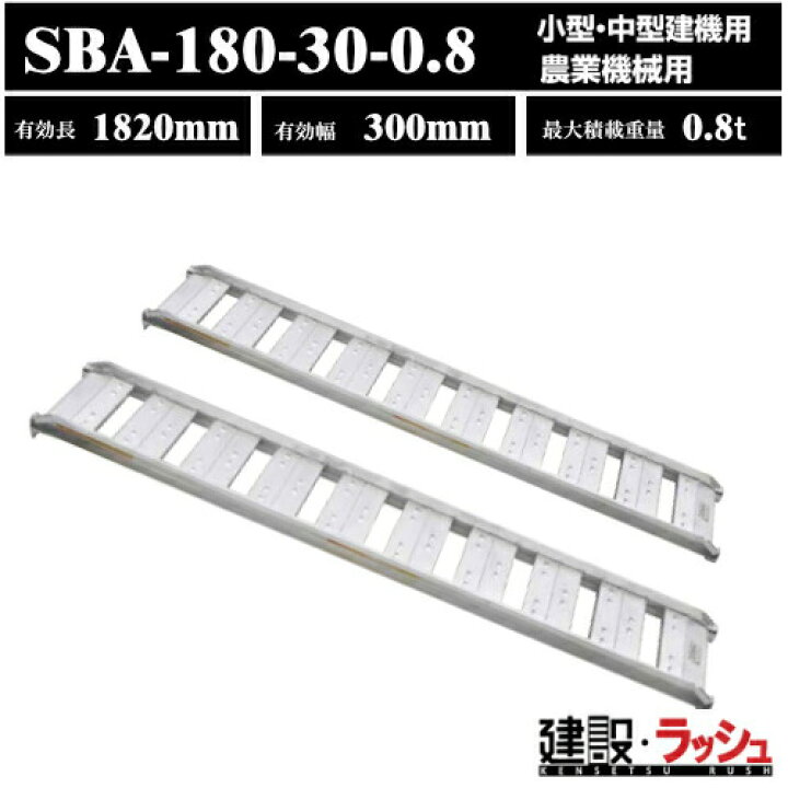 楽天市場】【昭和ブリッジ】アルミブリッジ 全長1820mm×有効幅300mm 