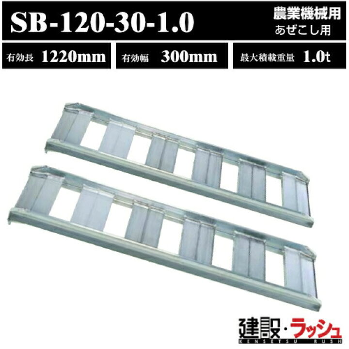 楽天市場】【昭和ブリッジ】アルミブリッジ 全長1220mm×有効幅300mm 
