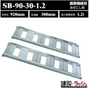 �y���a�u���b�W�z�A���~�u���b�W �S��920mm×�L����300mm �ő�ύ�1.2t 2�{�Z�b�g [SB-90-30-1.2] ���������p�u���b�W �c���u���b�W �_�Ƌ@�B�p �S���V���[ �z�C�[���p �ޏ� ������ �A���~�� ���_�[