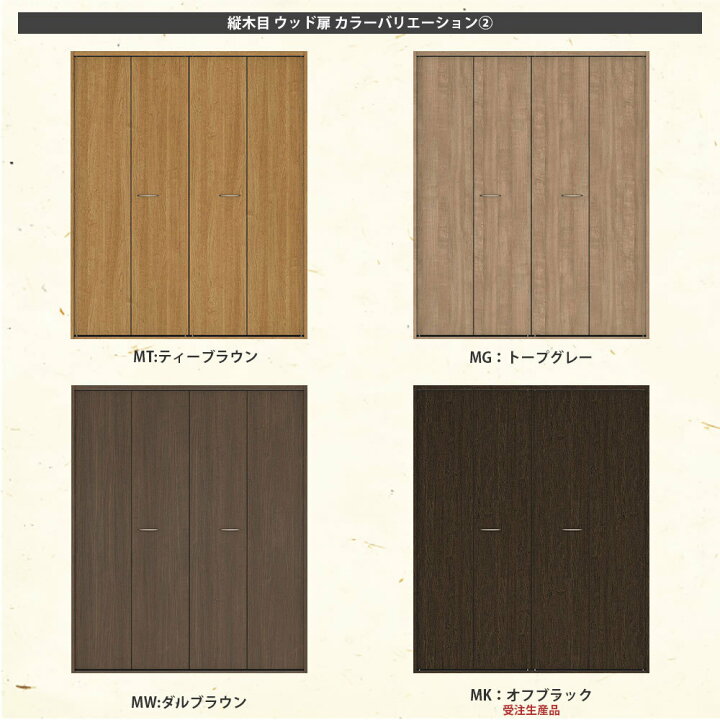 楽天市場 大建工業 Hapia ハピア 折戸ユニット ウッド扉 10幅 2m間口 フラット縦木目 横木目タイプ ハンドル付 固定枠 Mモジュール Daiken ダイケン 建設diy事業部 楽天市場店