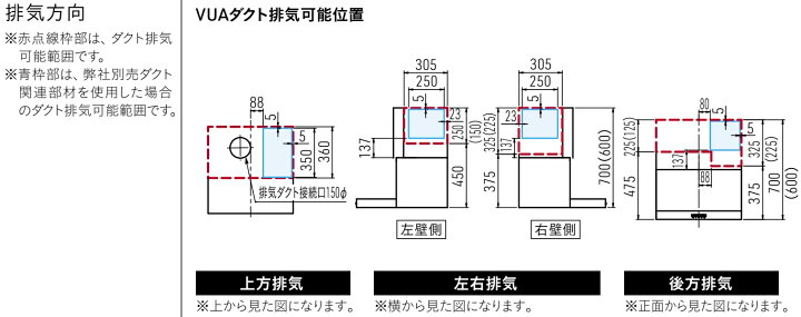 楽天市場】タカラスタンダード【レンジフード VUSタイプ 間口60cm VUS 