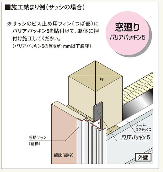 楽天市場】フクビ【バリアパッキン10 BRP10 長10m×幅100mm×厚10mm 4巻 