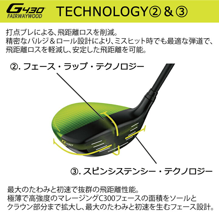 楽天市場】ピン G430 フェアウェイウッド PING GOLF MAX SFT FUJIKURA 
