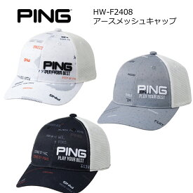 PING ピン ゴルフ HW-F2408 アースメッシュキャップ メンズ キャップ ゴルフキャップ【日本正規品】