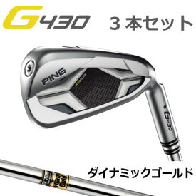 ピン G430 アイアン ダイナミックゴールド DG 3本番手選択可能 3本セット PING GOLF G430 IRON (左用・レフト・レフティーあり） ping g430 iron ジー430 日本仕様 Dynamic Gold DYNAMICGOLD G430アイアン 三本セット