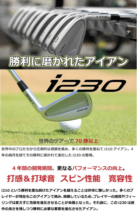 楽天市場】ピン i230 ブループリントS コンボ アイアン PING GOLF I230 