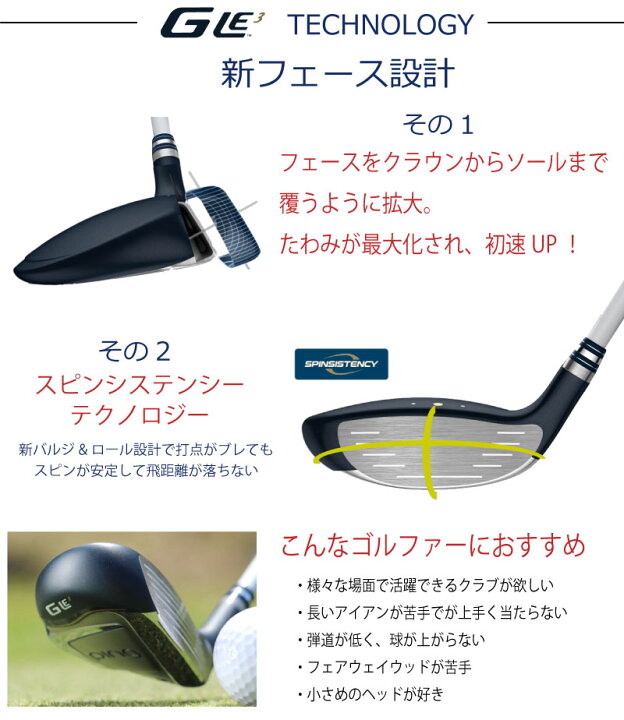 楽天市場】ピン GLE3 レディース Ladies ハイブリッド ユーティリティ 
