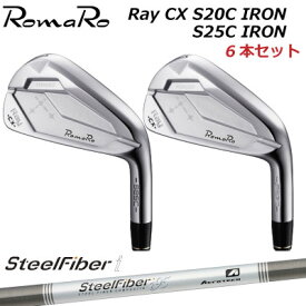 ROMARO Ray CX S20C/S25C IRON カスタム アイアン ロマロ レイ シーエックス アイアンセット 6本セット（#5～P） AEROTECH Steel Fiber i エアロテック スチールファイバーi カーボン シャフト 軟鉄鍛造アイアン アスリート アベレージ 【日本正規品】