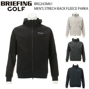 NAXZ[ 30OFF BRIEFING GOLF u[tBO St MEN'S STRECH BACK FLEECE PARKABRG243M61 Y gbvX p[J[ t[X AE^[ y{Kiz