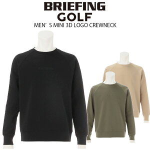 NAXZ[ 30OFF@BRIEFING GOLF u[tBO St MENfS MINI 3D LOGO CREWNECKBRG251M37 Y XEFbg g[i[ StEFA y{Kiz