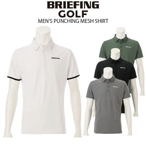 NAXZ[ 30OFF@BRIEFING GOLF u[tBO St MEN'S PUNCHING MESH SHIRT BRG251M44 Y Vc |Vc bV StEFA gbvX y{Kiz