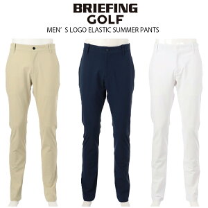 BRIEFING GOLF u[tBO St MENfS LOGO ELASTIC SUMMER PANTS BRG251M69 Y pc {gX StEFA y{Kiz