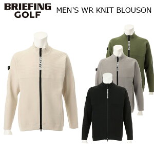 BRIEFING GOLF ブリーフィング ゴルフ MEN'S WR KNIT BLOUSON BRG253M30 メンズ ブルゾン ニットブルゾン アウター トップス ゴルフウェア 【日本正規品】