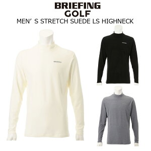 BRIEFING GOLF u[tBO St MENfS STRETCH SUEDE LS HIGHNECK BRG253M34 Y nClbNVc XG[h gbvX Ci[ StEFA y{Kiz