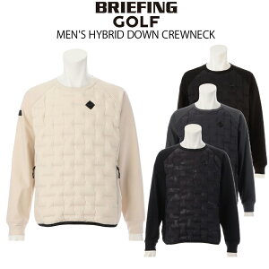 BRIEFING GOLF u[tBO St MEN'S HYBRID DOWN CREWNECK BRG253M55 Y _EZ[^[ StEFA AE^[ gbvX y{Kiz