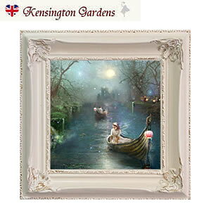 ウィンターレイク(冬の湖) ヴィンテージフレームS フェアリー シャーロットバード Charlotte Bird 妖精絵画 フォトグラフ アート 天使雑貨 妖精雑貨 フェアリー エンジェル イギリス 英国製