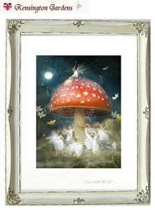 天使 妖精 絵画 ミッドサマーズ イブ (彼岸の前) シャーロット バード フォトグラフ 額 入り インテリア 妖精 の 写真家 【 送料無料 】 フェアリー エンジェル アート ヴィクトリア Charlotte