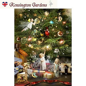 天使 妖精 絵画 トリミング ザ ツリー(ツリーを飾ろうよ) グリーティング メッセージ カード フェアリー エンジェル フォトグラフ アート ヴィクトリア Charlotte Bird シャーロットバード イ