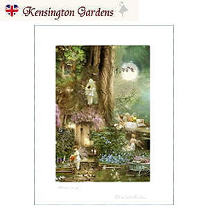 天使 妖精 絵画 ムーンライズ (月の出) フェアリーフォトグラフ フォトグラフ フェアリー エンジェル アート インテリア ヴィクトリア Charlotte Bird シャーロットバード イギリス 英国