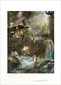 天使 妖精 絵画 トワイライト (夕暮れ時) フォトグラフ フェアリー エンジェル アート インテリア ヴィクトリア Charlotte Bird シャーロットバード イギリス 英国