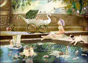 天使 妖精 絵画 シークレット プレイスィズ (妖精のかくれが) フォトグラフ フェアリー エンジェル アート インテリア ヴィクトリア Charlotte Bird シャーロットバード イギリス 英国