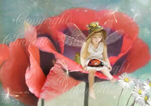 メンバーミー(私のこと覚えててね)ポストカード 天使 妖精 絵画 メッセージ カード フェアリー エンジェル フォトグラフ アート Charlotte Bird シャーロットバード イギリス 英国  【メール