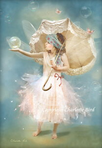 天使 妖精 絵画 スゥィートネス アンド ライト(温和と光) フォトグラフ フェアリー エンジェル アート インテリア ヴィクトリア Charlotte Bird シャーロットバード イギリス 英国