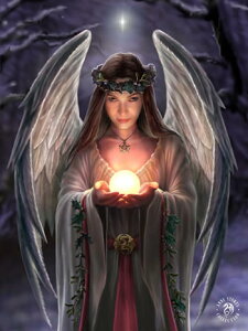 3d �A�[�g�v�����g �t�@���^�W�[�Ɖp�������@���}���e�B�b�N �V�g�G�� �G���W�F�� �C�M���X �p���G�� ���[���G���W�F���y�A�� �X�g�[�N�X�z Anne Stokes