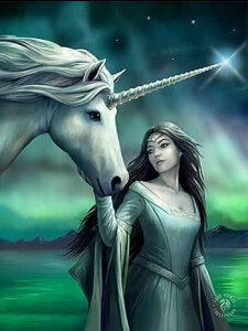 3d�A�[�g�v�����g �t�@���^�W�[�Ɖp�������@���}���e�B�b�N ���j�R�[���G�� �O�b�Y �C�M���X �p���G�� �m�[�X�X�^�[(�k�̐��j�y�A�� �X�g�[�N�X�z Anne Stokes