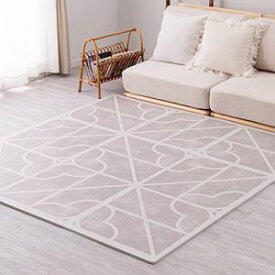 ジョイントマット グレー 約60×60cm 9枚組 サイドパーツ付き 「キュロス」 レトロデザイン 水洗いできる カットOK (グレー) (メーカー取り寄せ) (北海道・沖縄送料別)