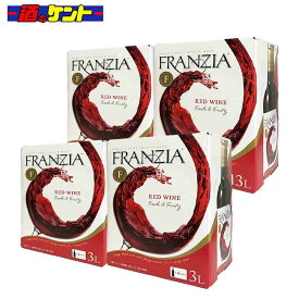 フランジア 赤 ワイン 3L 12.5度 バックインボックス 【4個セット】