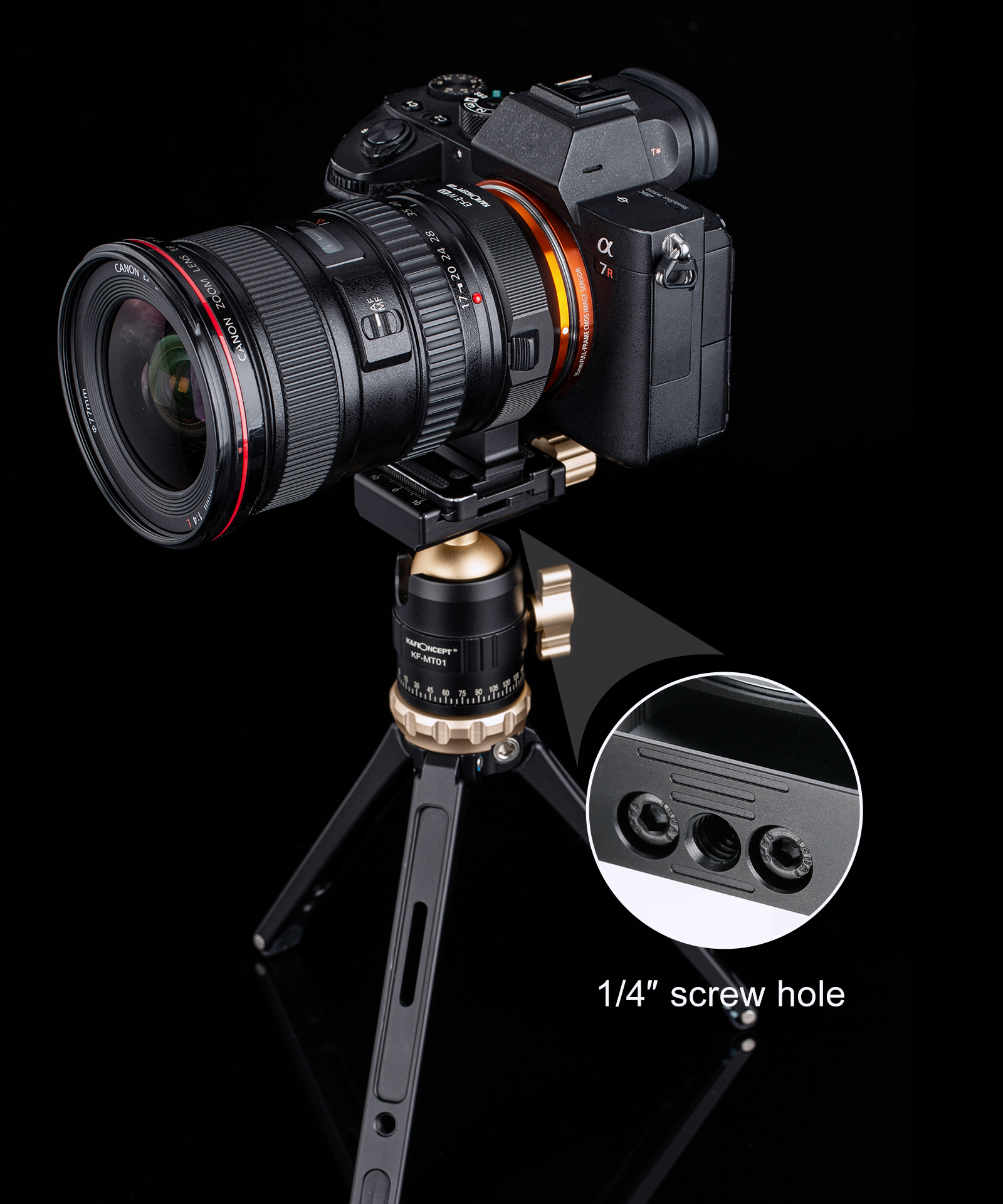 最大85%OFFクーポン KF Concept Canon EF EF-Sレンズ--Sony Eマウントカメラ電子アダプター 高速バージョンは  金メッキの電子接点絞り制御 EXIF情報伝達 レンズの揺れ防止をオートフォーカス