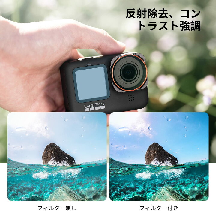 楽天市場】K&F Concept GoPro HERO13 Hero 12/Hero 11/Hero 10/Hero 9 